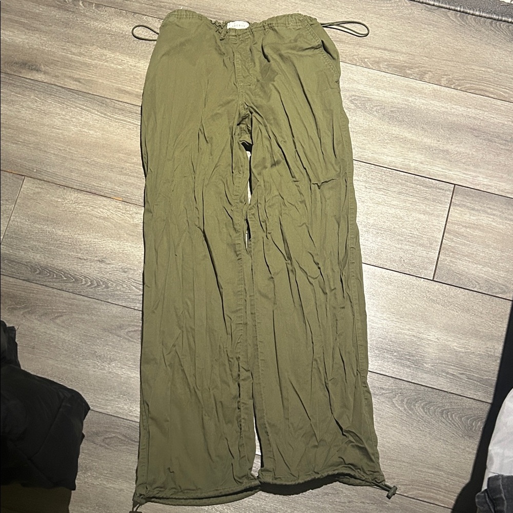 PacSun Olive Wide Leg Pants